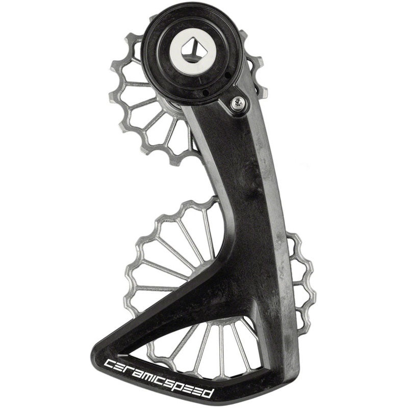 CeramicSpeed OSPW RS Pulley Wheel System SRAM Red/Force AXS – Coated Races 3D Printed Titanium Pulley Carbon Cage Ti