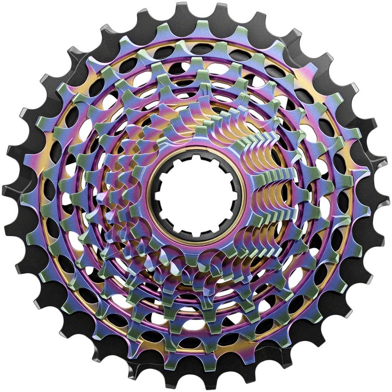 SRAM RED XG-1290 Cassette – 12-Speed, 10-30t, For XDR Driver Body, Rainbow, E1
