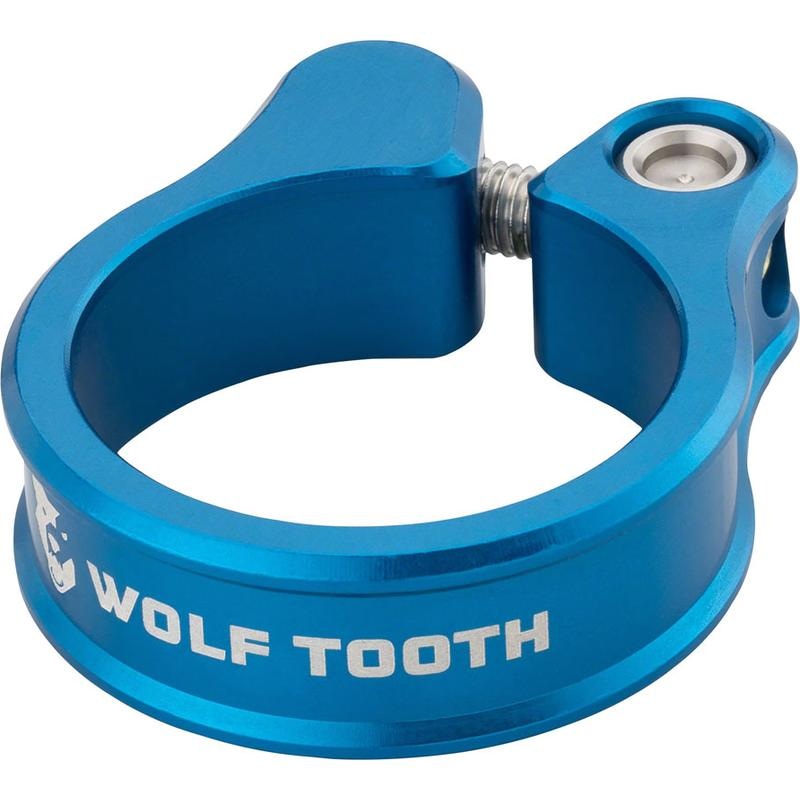 Wolf Tooth Seatpost Clamp – 29.8mm Bolt-On Blue