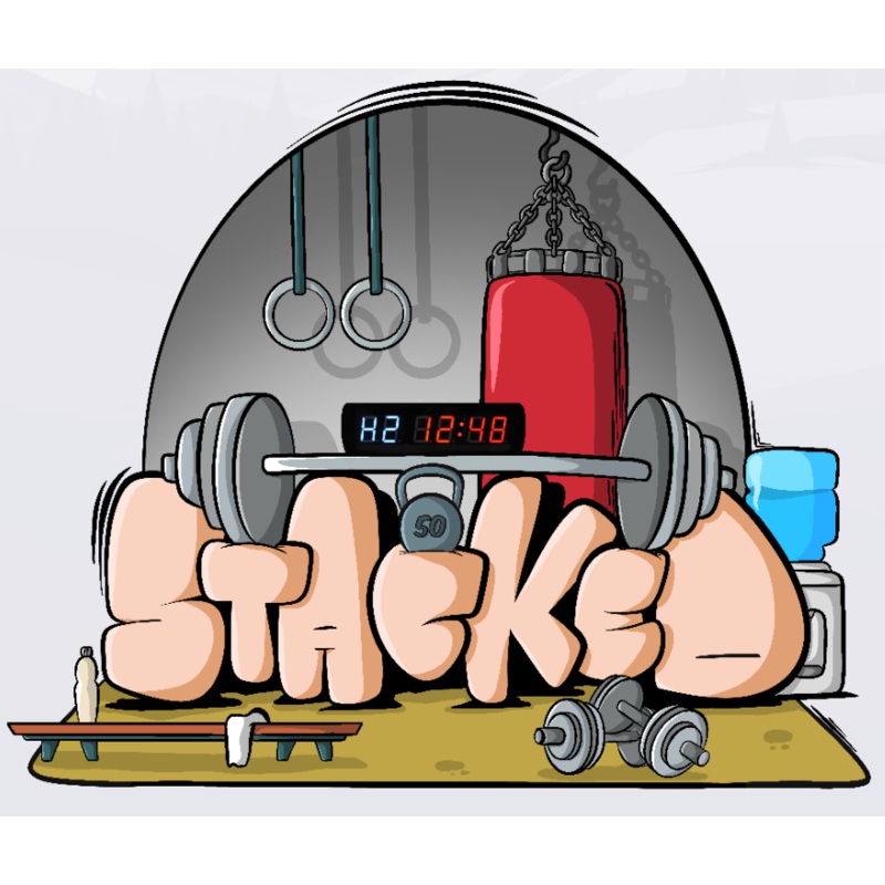 2.6 Reps Stacked Sticker