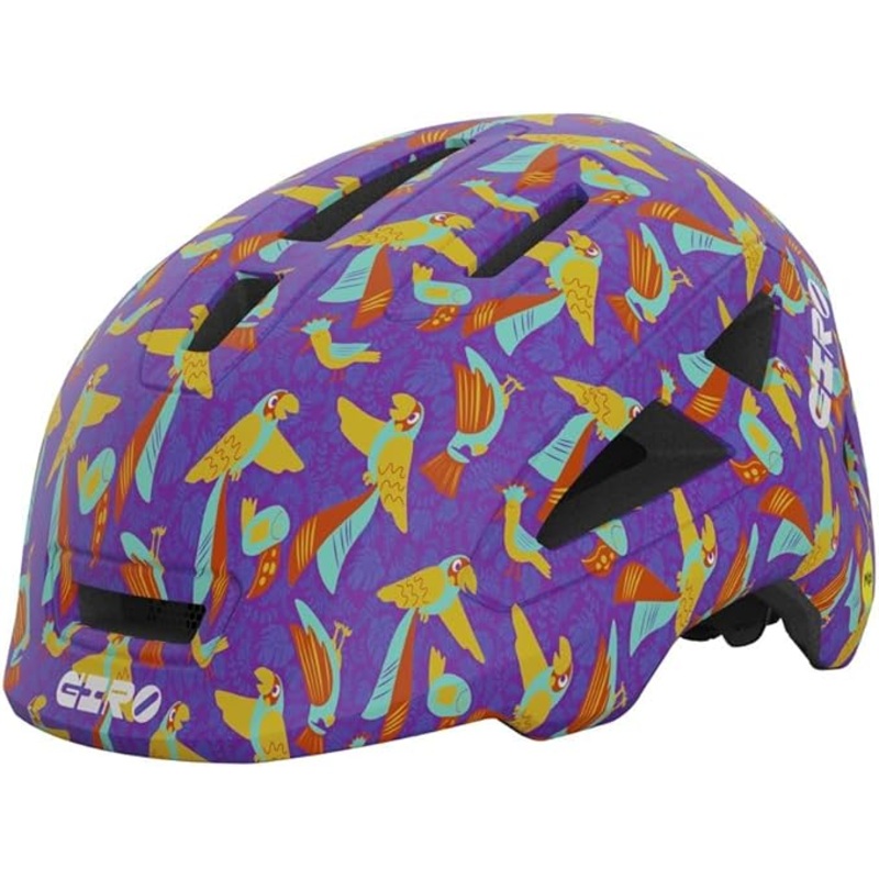 Giro Scamp II Cycling Helmet – Youth Matte Purple/Libre X-Small