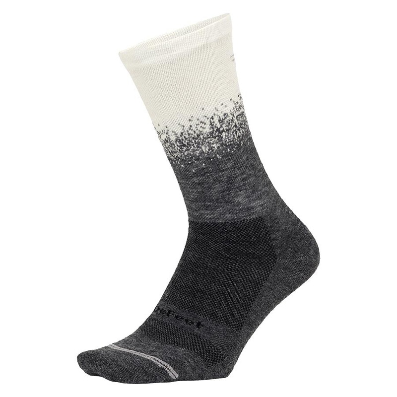 DeFeet Wooleator Pro 6″ Gravel Gray Socks 9.5-11.5 Faze