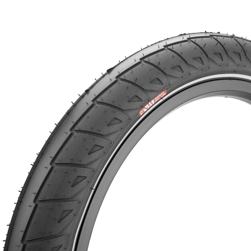 20×2.50 Cinema Williams BMX tire – Black w/ Reflective Stripe
