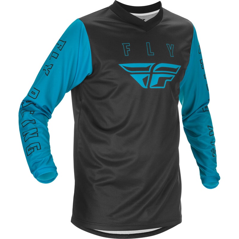 Fly F-16 BMX Jersey (2021) – Youth X-Large (YXL) – Black & Blue