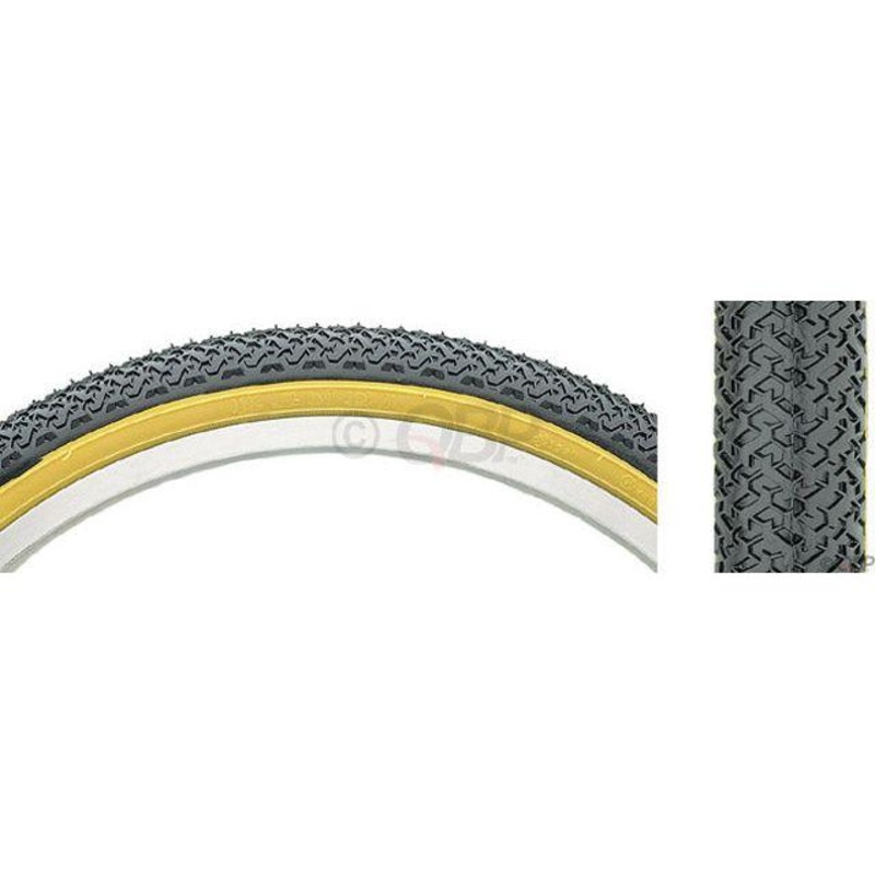 Kenda Street K55 Tire – 20 x 1.75 Clincher Wire Black/Tan 22tpi