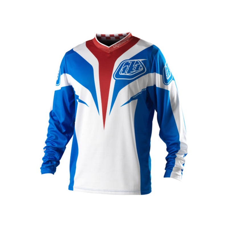 Troy Lee 2013 GP BMX Race Jersey-Mirage Blue