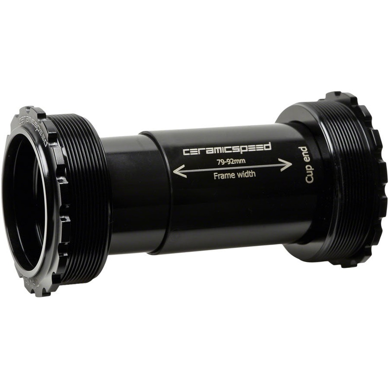 CeramicSpeed T47/86 Bottom Bracket – Campagnolo Ultra Torque, Black