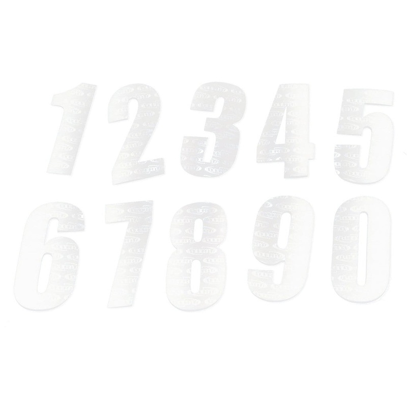 Dirt Designs White Race Number