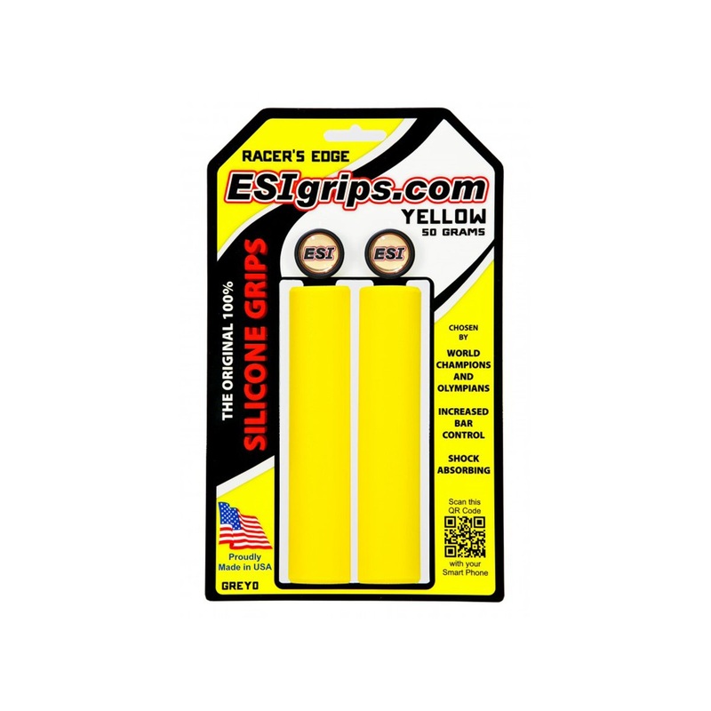 ESI Racers Edge Silicon MTB Grips – Yellow