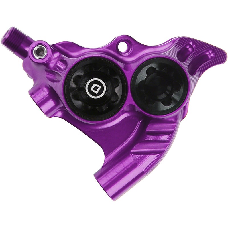 Hope RX4+ Disc Brake Caliper – Flat Mount Rear, +20mm, DOT Type, Purple