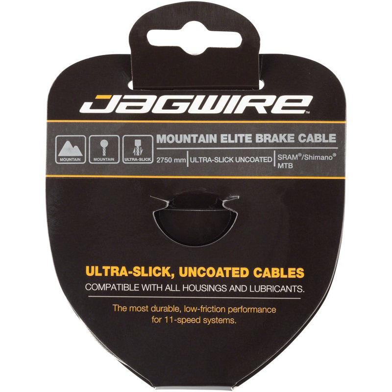 Jagwire Elite Ultra-Slick Brake Cable Stainless 1.5 x 2750mm SRAM/Shimano Mountain
