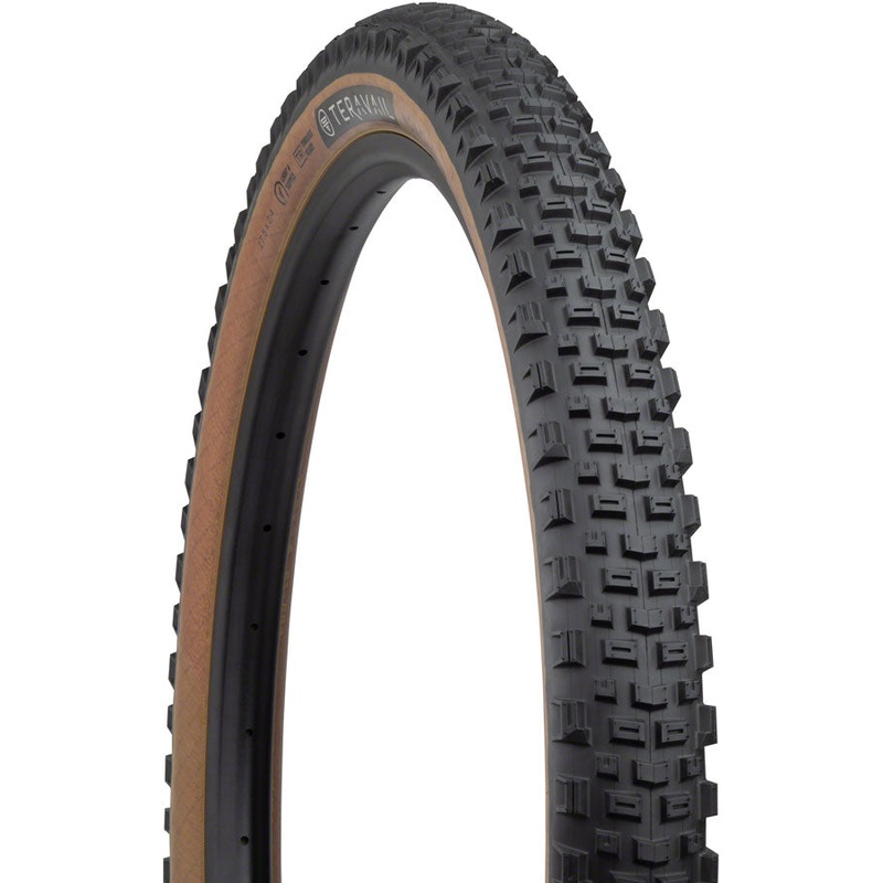 Teravail Honcho Tire – 27.5 x 2.4, Tubeless, Folding, Tan, Light and Supple, Grip Compound