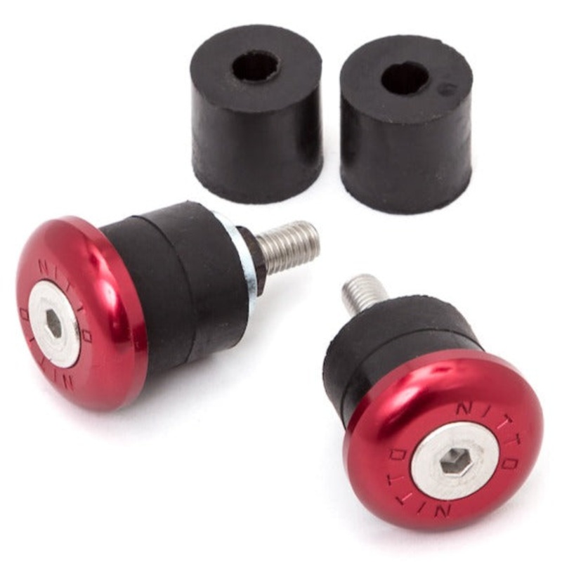 Nitto EC-02 BMX Bar Ends – Aluminum Bar Plugs – Red