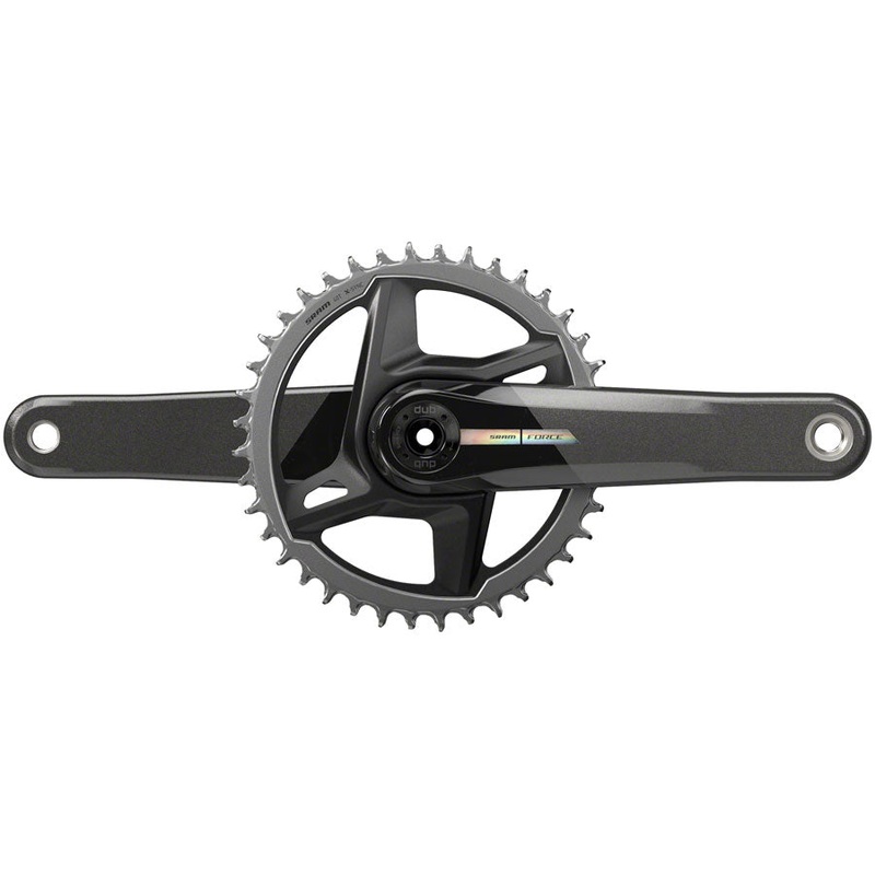 SRAM Force 1 Crankset – 175mm, 12-Speed, 40t, Direct Mount, DUB Spindle Interface, Iridescent Gray, D2