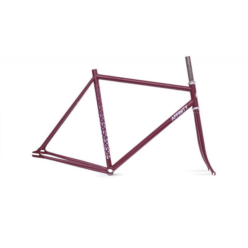 Affinity Metropolitan Track Frameset LG 550mm 575mm 150mm 75 74 405mm 27.2mm Crimson Sky