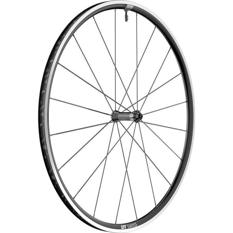 DT Swiss P 1800 Spline Front Wheel – 700 QR x 100mm Rim Brake Black