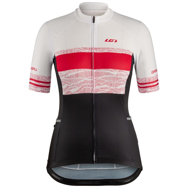 Louis Garneau Premium Short Sleeve Jersey – Womens – Dark Pink Line – 2022