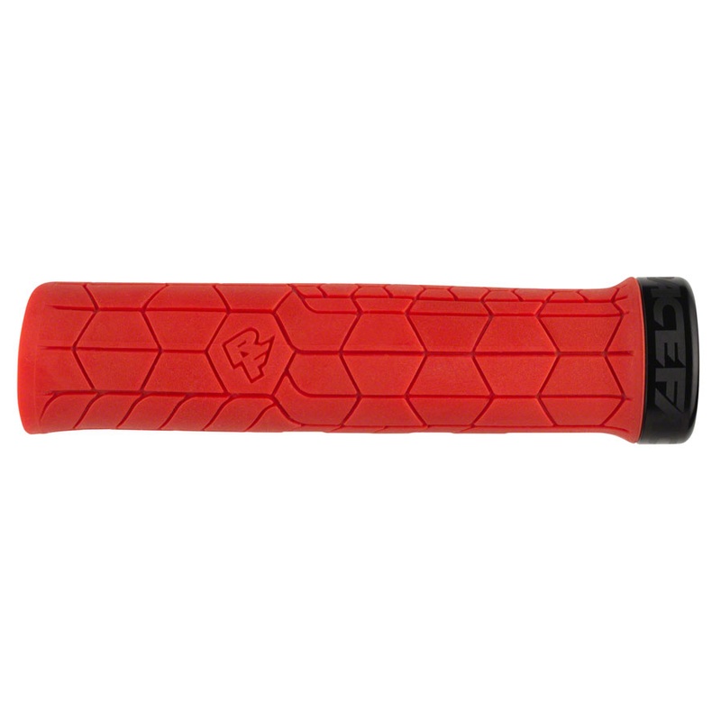 RaceFace Getta Grips – Red, 33mm Tapered Inner Core And Single Lock-On Clamp
