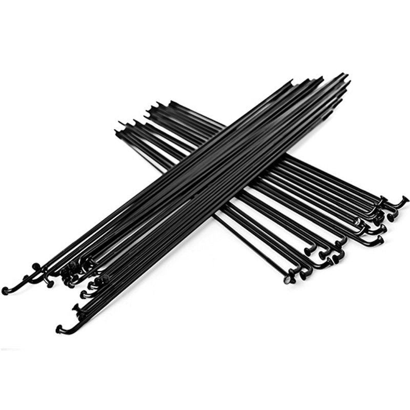 Total BMX Double Butted Tech Spokes – 40pcs – Black