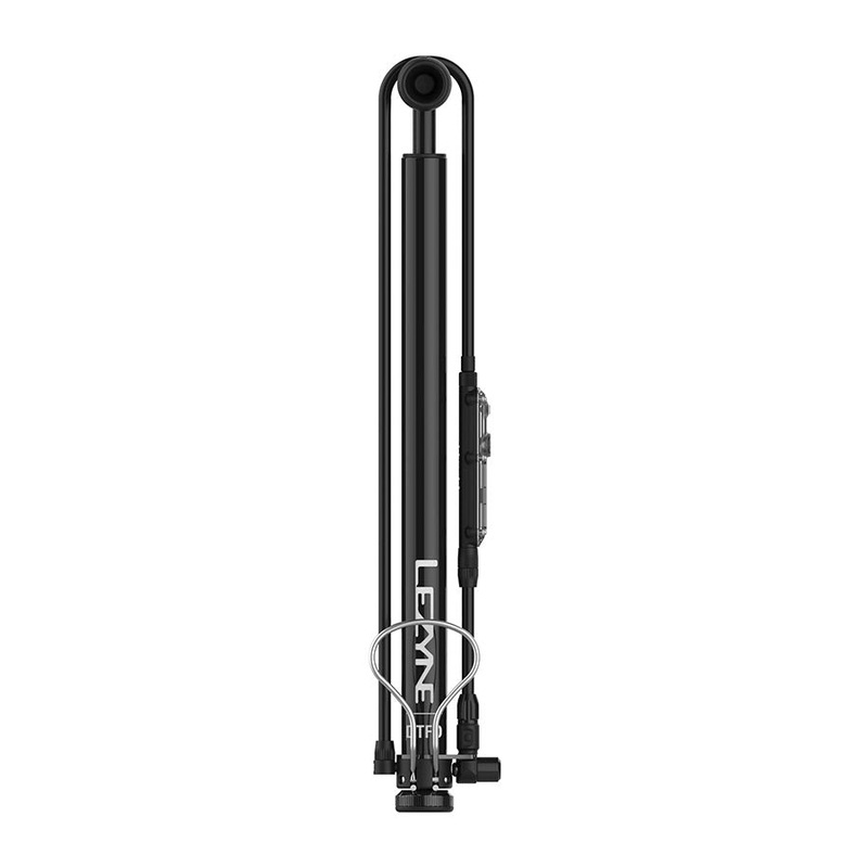Digital Travel Floor Drive Floor Pump CNC Alloy 160psi Black