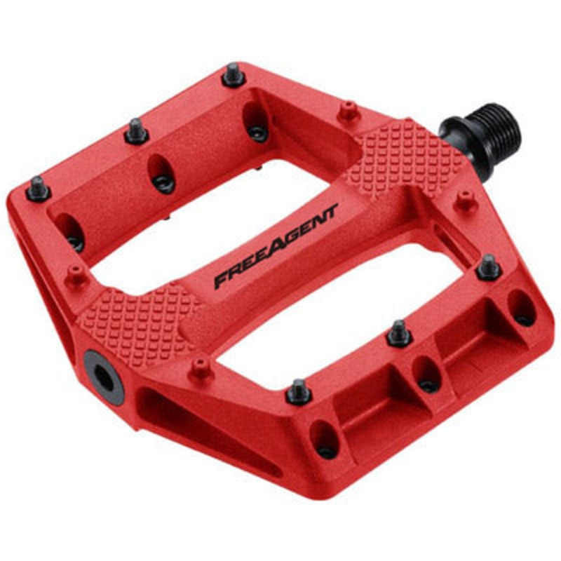 F/A Pedal,Dbl Agent,9/16”,Red Thermoplastic,Sealed Bear&Du Double Agent Platform  Pedals