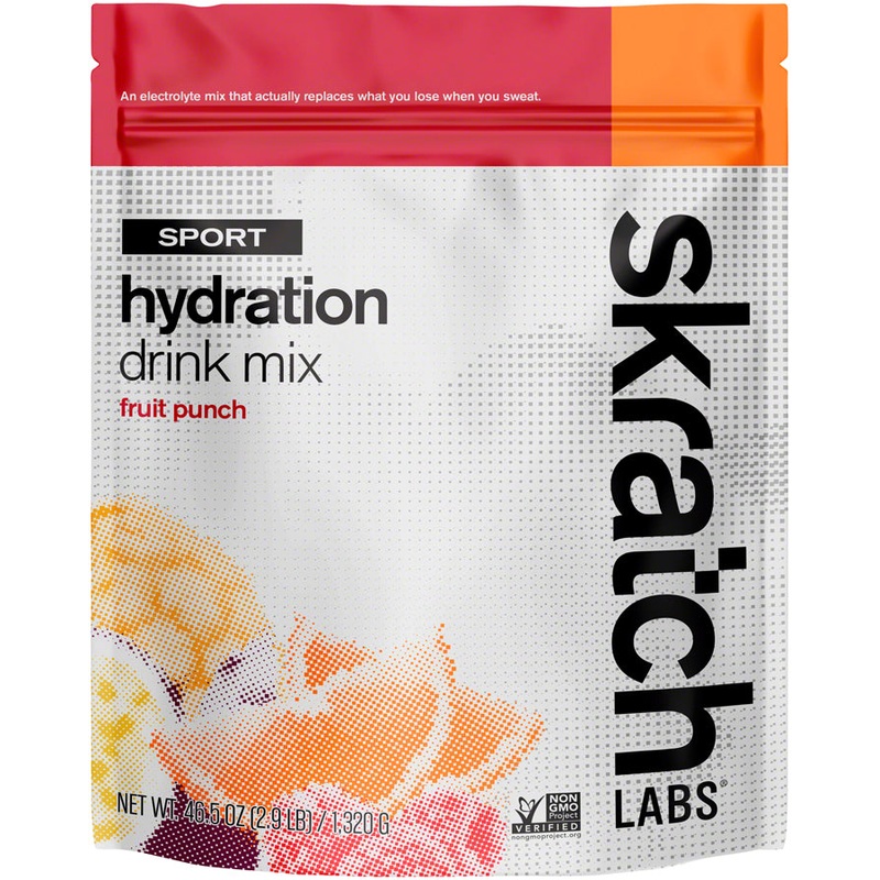 Skratch Labs Sport Hydration Drink Mix – Fruit Punch, 60 -Serving Resealable Pouch