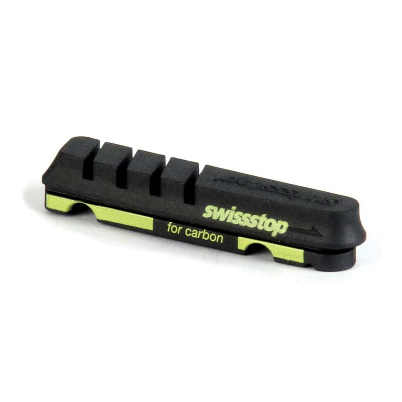 SwissStop Flash Evo Replacement pads for carbon rims Shimano Black Prince Pack of 4