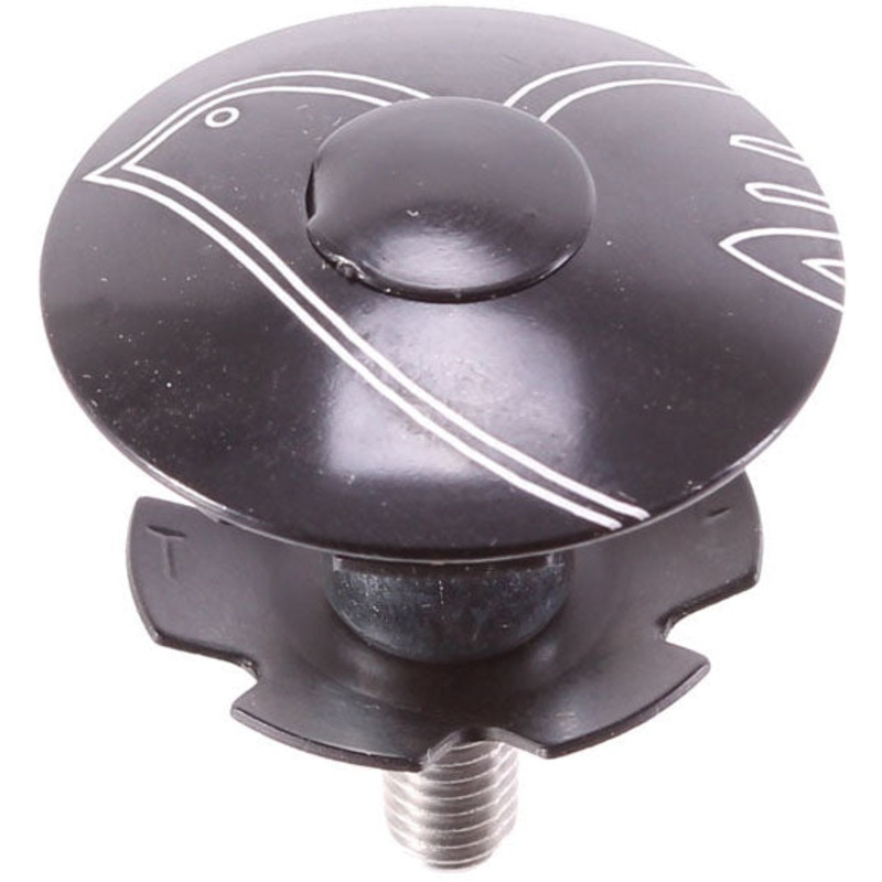 Cinelli Top Cap Kit Columbus 1-1/8″ Alloy Steerers Black
