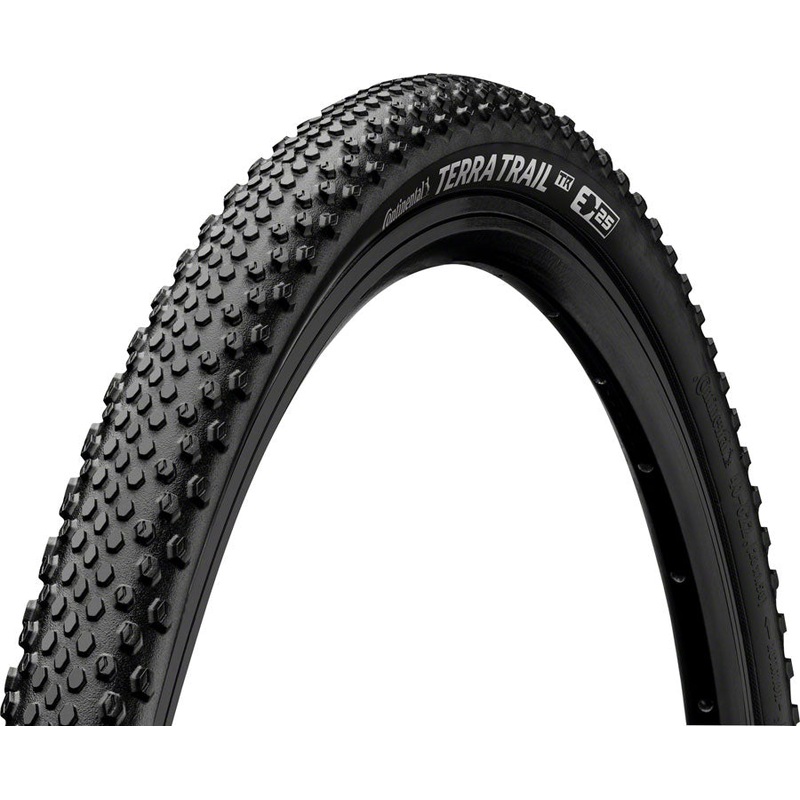 Continental Terra Trail Tire – 700 x 45 Tubeless Folding BLK/Brown PureGrip ShieldWall System E25