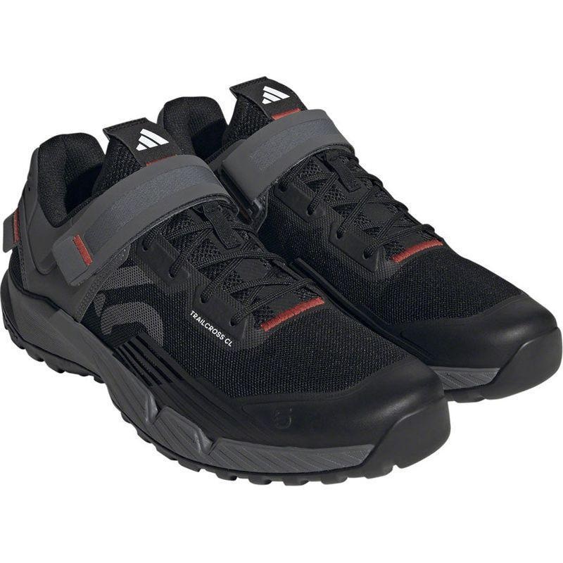 Five Ten Trailcross Mountain Clipless Shoes – Men’s Core Black/Gray Three/Red 6