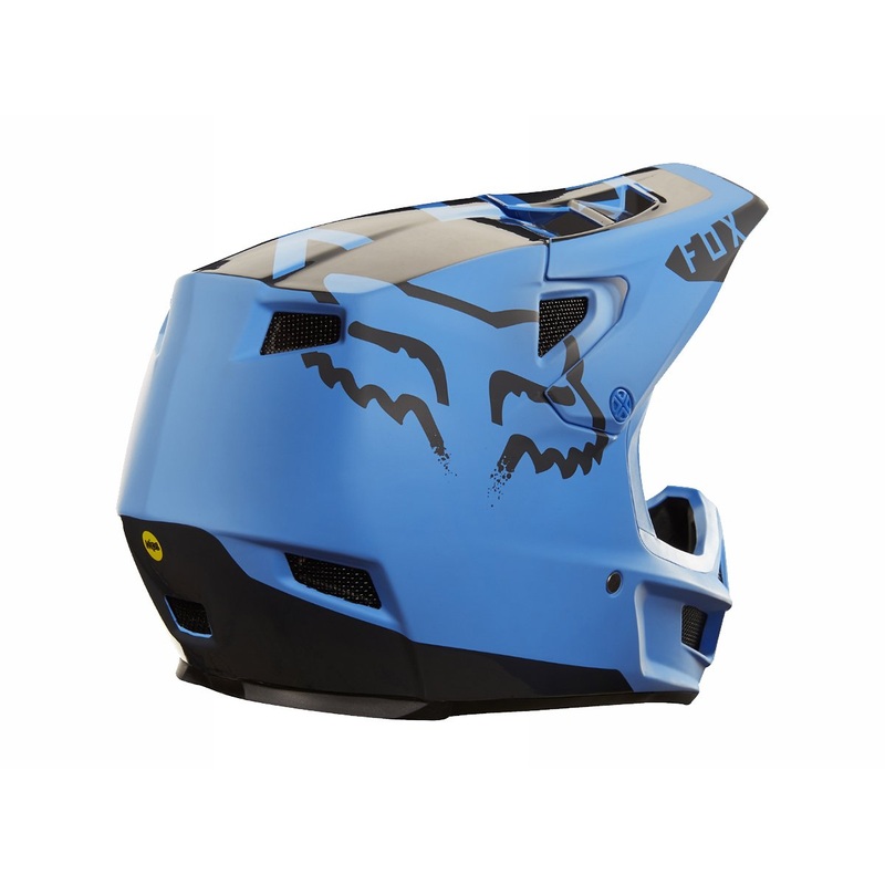 Fox Racing Rampage Pro Carbon Moth Full Face Helmet – Blue-Black