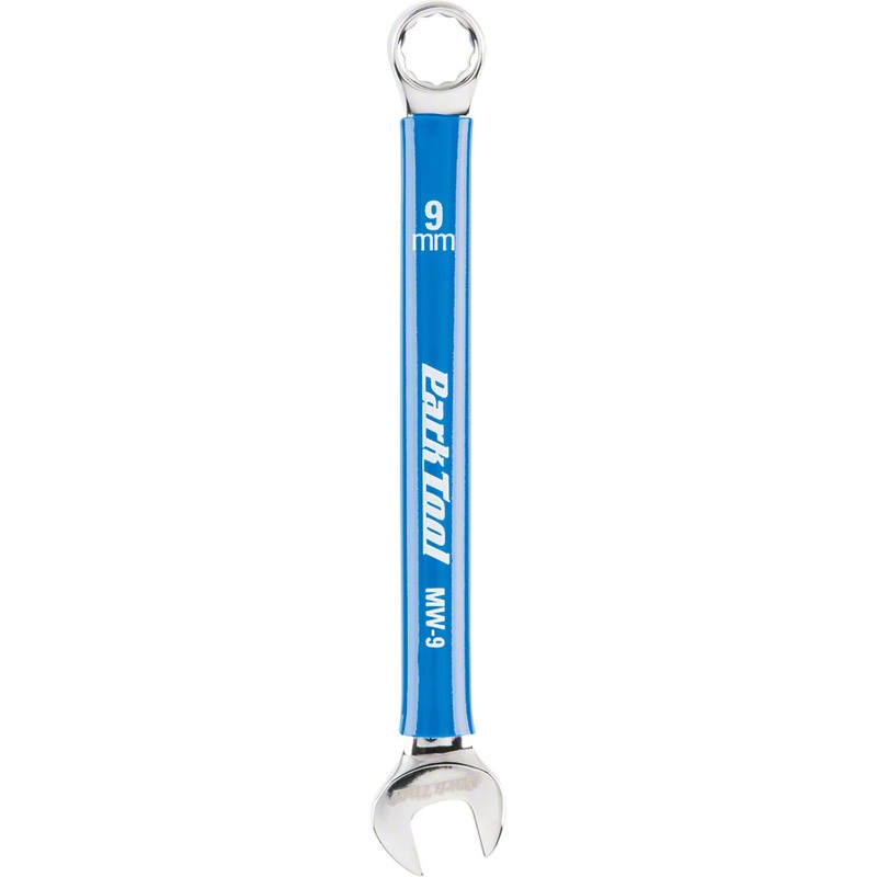 Park Tool MW-9 Metric Wrench 9mm Blue Chrome Plated Vandium Steel Vinyl Handle
