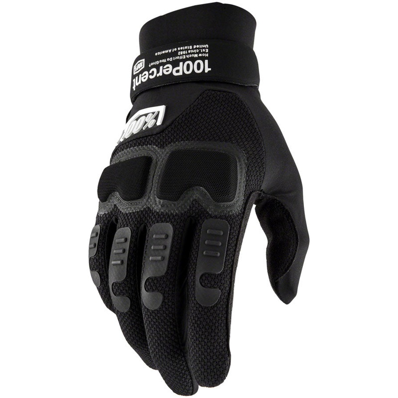 100% Langdale Gloves – Black,  2X-Large