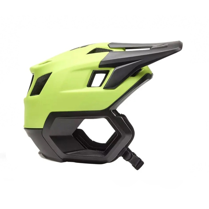 Fox Racing Dropframe MTB Helmet – Flo Yellow