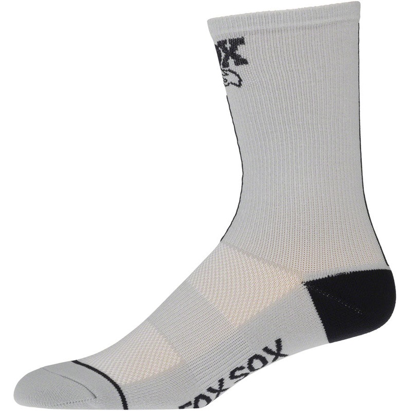 FOX Transfer Coolmax Socks – Gray 7″ Small/Medium