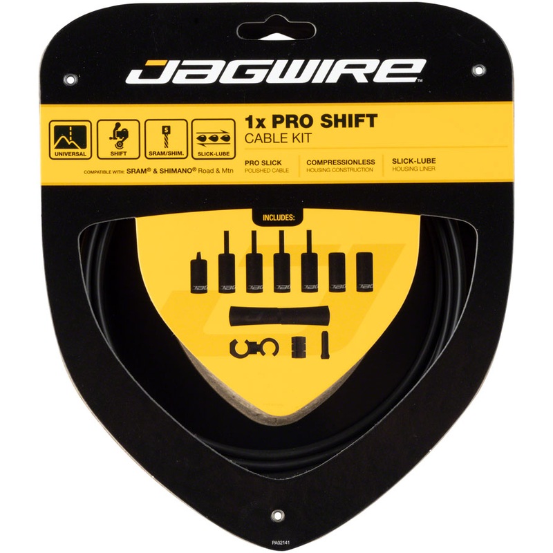 Jagwire 1x Pro Shift Kit Road/Mountain SRAM/Shimano Stealth Black