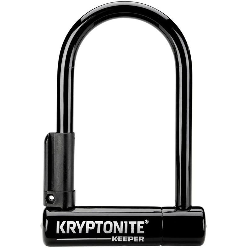 Kryptonite Keeper U-Lock 3.25 x 6″ Keyed Black Includes 2 Keys & Bracket