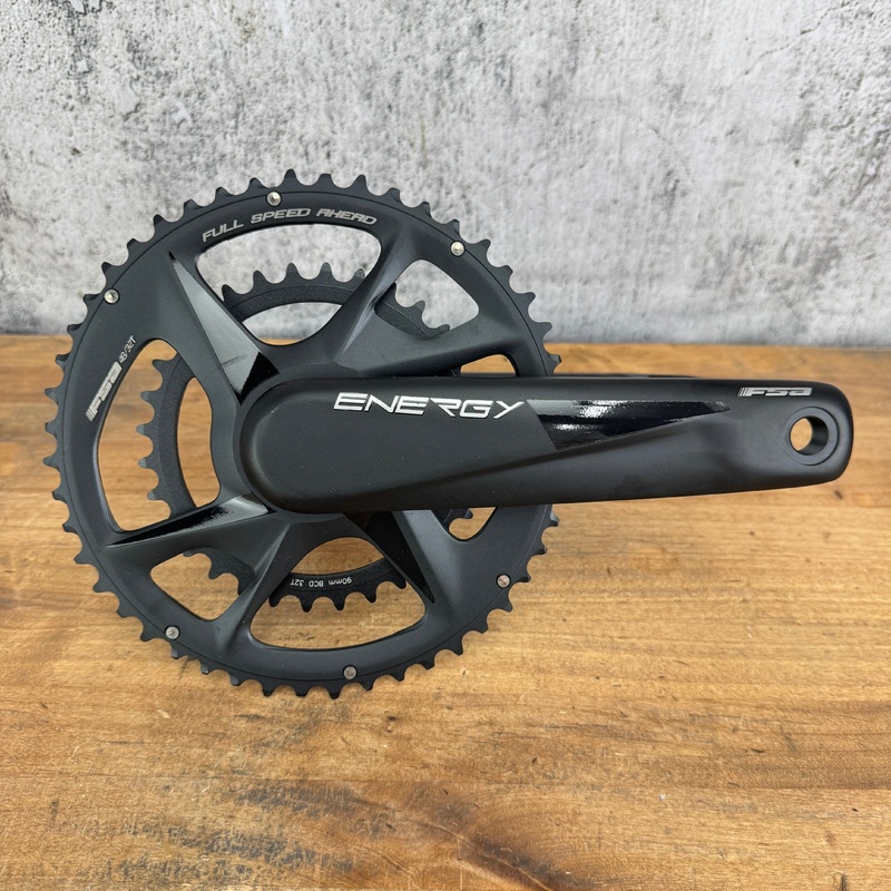 New! FSA Energy 175mm 48/32t Alloy 11-Speed 30mm Orange spindle Crankset 775g