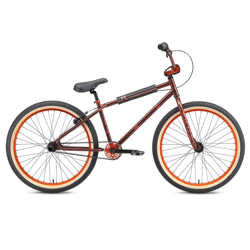 SE Bikes OM Flyer 26″ BMX Freestyle Bike-Root Beer