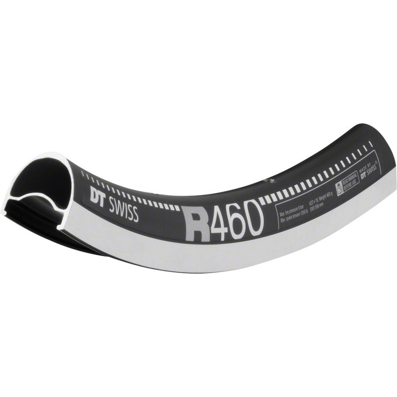 DT Swiss R 460 Rim – 700, Rim, Black, 24H