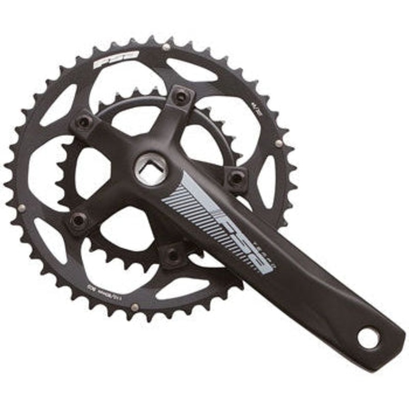 Full Speed Ahead Tempo Crankset – 172.5mm 10/11-Speed 46/30t JIS Spindle Interface BLK