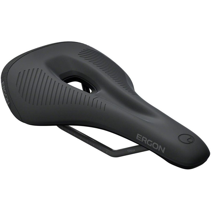 Ergon SMS Comp Saddle – TiNox SL Black Men’s Small/Medium