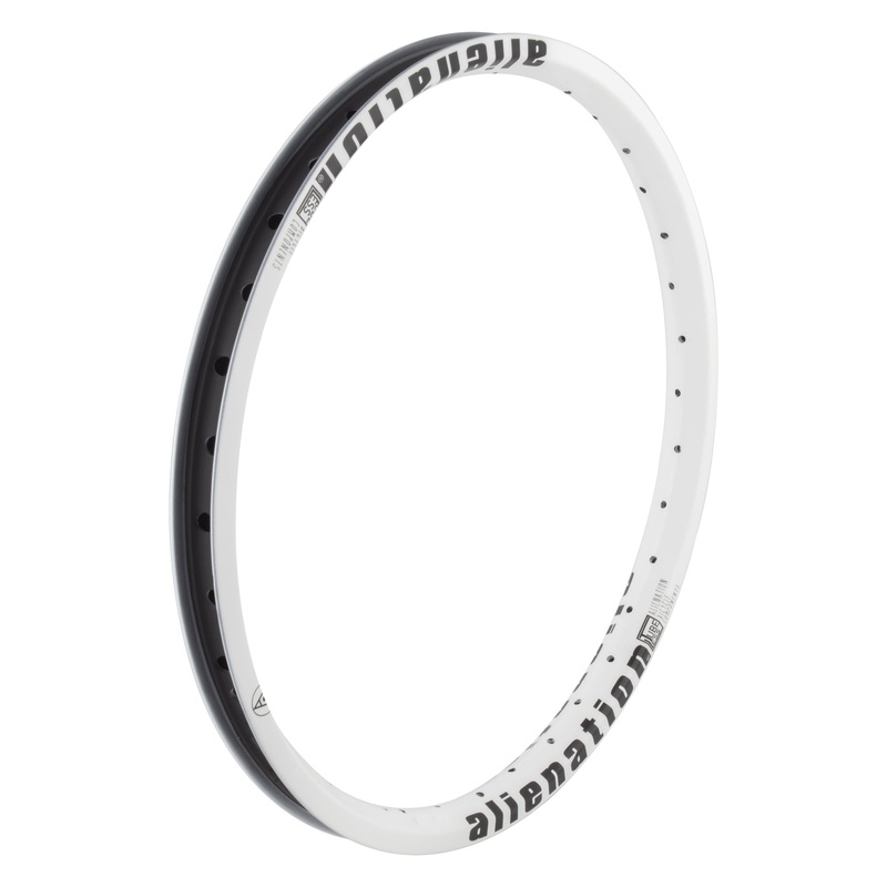 Alienation Acme UD Carbon BMX Rim-Front-20×1.75″-White