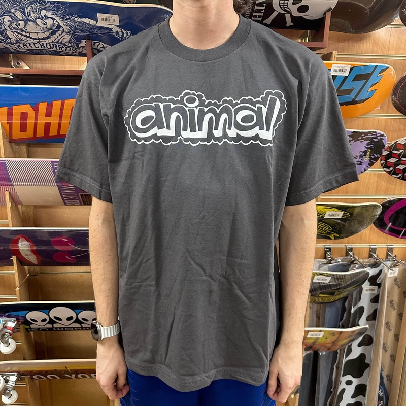Animal Bikes Bubbles T-Shirt Grey