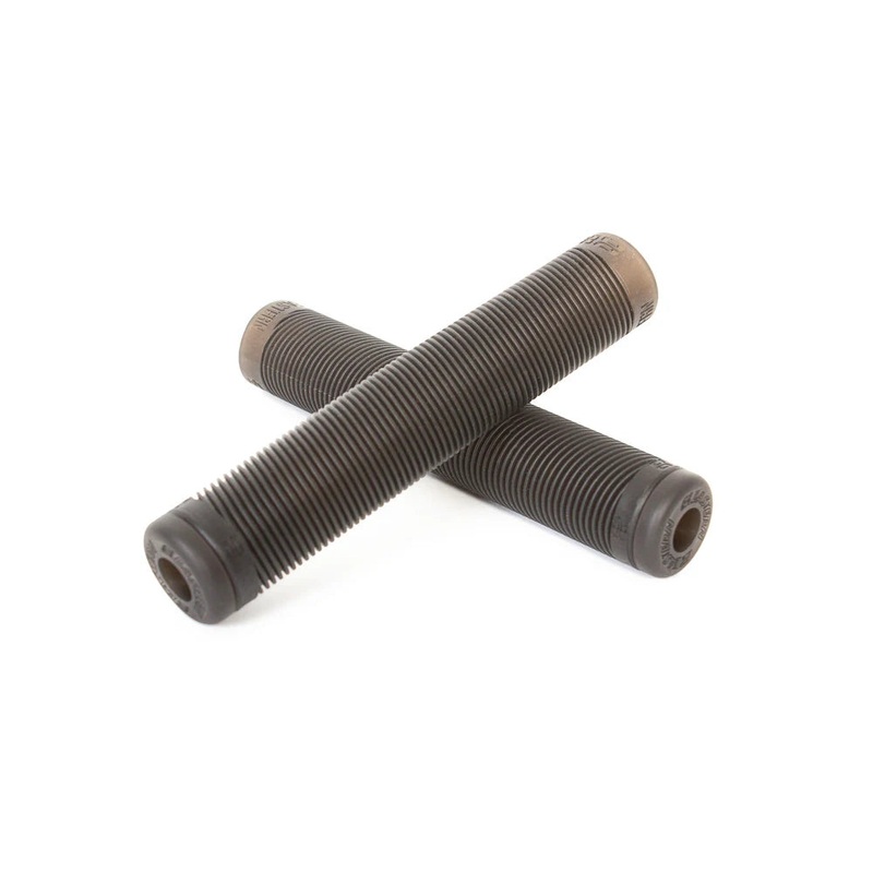 Eastern Riblet Flangeless BMX Grips – Translucent Black