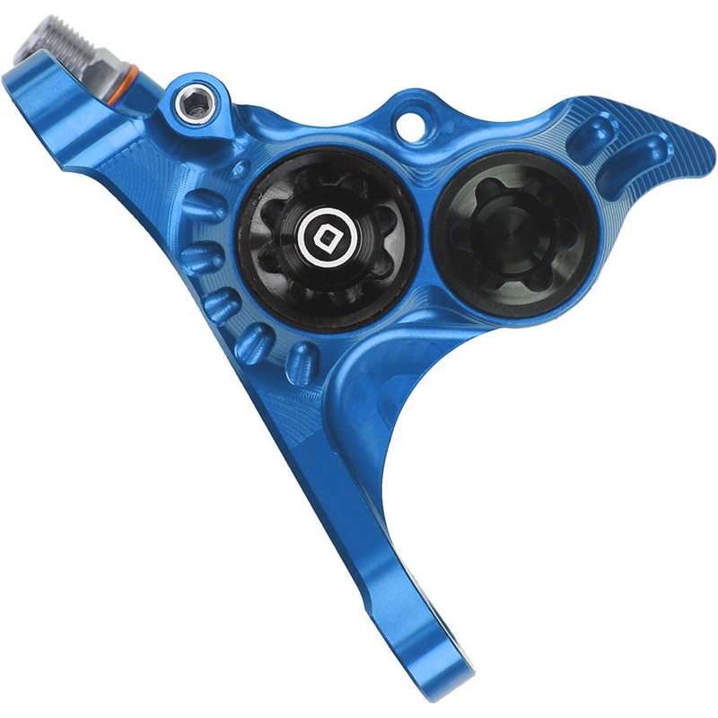 Hope RX4+ Disc Brake Caliper – Flat Mount Front, +20mm, DOT Type, Blue