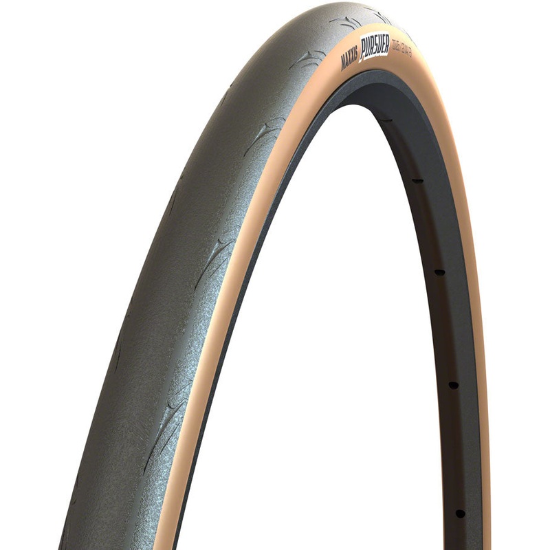 Maxxis Pursuer Tire – 700 x 25, Clincher, Folding, Black/Tan TB00549800