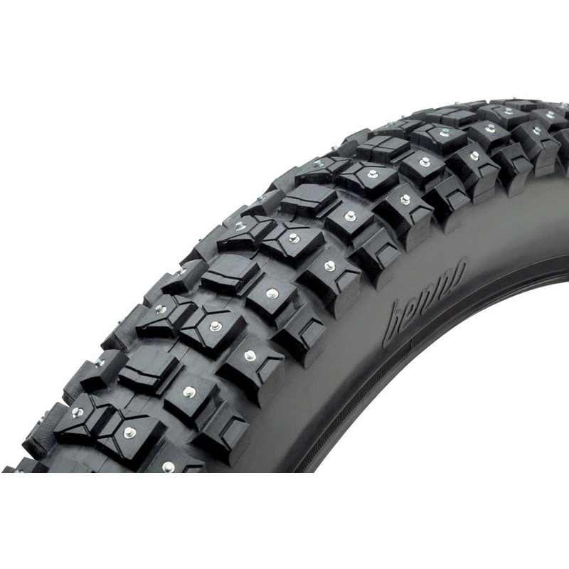 Pack of 2 Benno Studded Snow Tire – 24 x 2.5, Black P9005