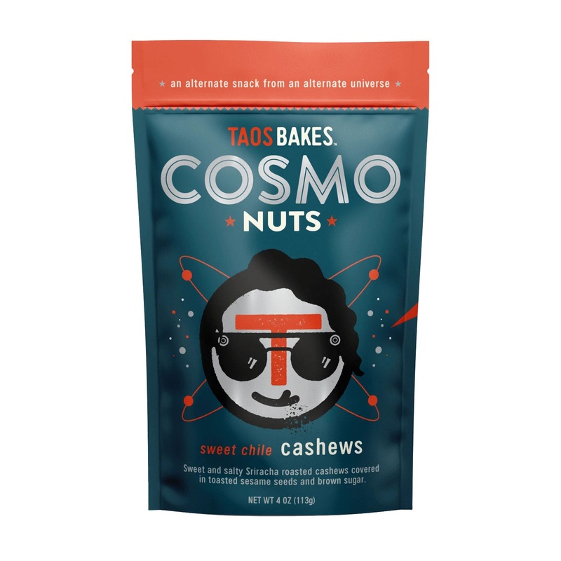 Taos Bakes Cosmo Nuts, Sweet Chile Cashews, 4oz