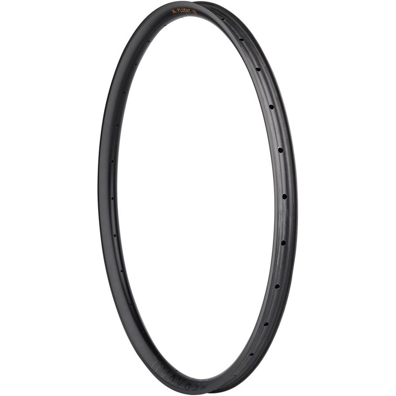 Teravail Fluent Mountain Rim – Rear 29″ Disc Brake Matte Carbon 28H